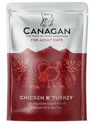 Snelle Levering Canagan Cat kapsička 85 g - kuře a krůta