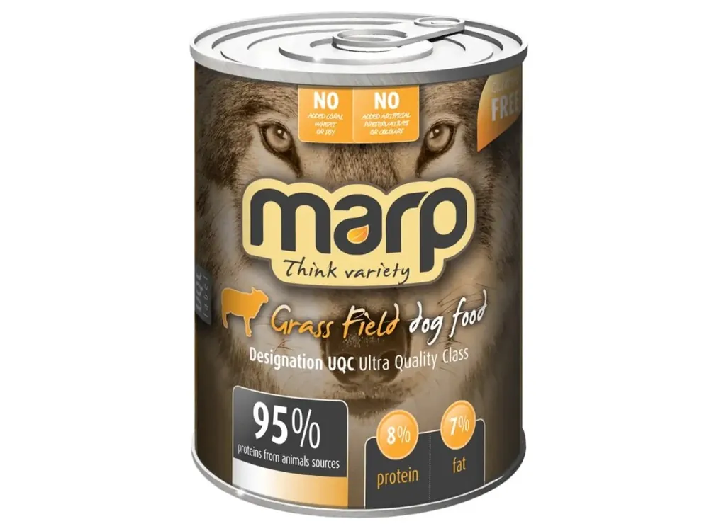Marp Dog Variety Grass Field kozerva 400 g - krůta,hovězí,jehně Merkproduct