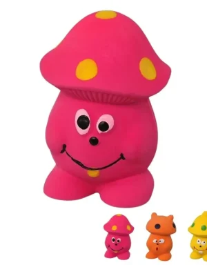 Pískací houba s obličejem - 8 cm, latex Speciale Aanbieding