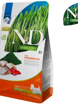 N&D SPIRULINA Adult Mini Herring Uitverkoop