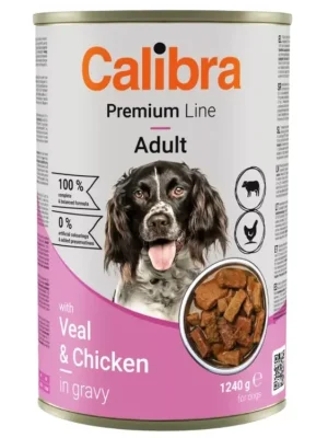 Calibra Dog Premium konzerva 1240 g - telecí & kuřecí v omáčce Express Levering