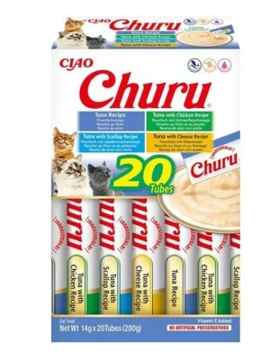 Churu Cat Snack Pyré Multipack - tuňák Goedkoop