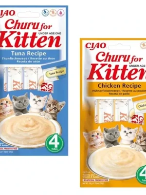 Koopje Ciao Churu Cat Snack Pyré KITTEN pro koťátka - 4x14 g