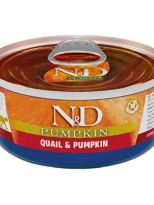 N&D Cat Pumpkin konzerva 70 g - křepelka & dýně Op = Op