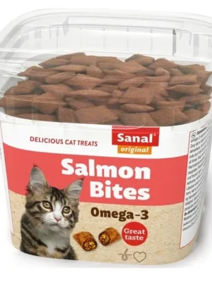 Sanal Cat Snack Salmon - 75 g (losos) Finale Uitverkoop