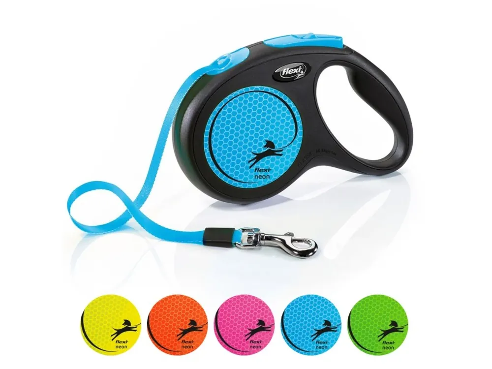 Speciale Aanbieding Navíjecí vodítko Flexi Neon - pásek