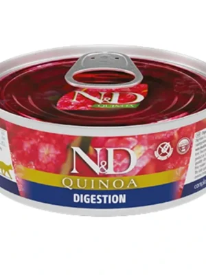 Tijdelijk Beschikbaar N&D Cat Quinoa konzerva 70 g - Digestion jehněčí & fenykl