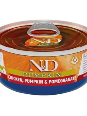 N&D Cat Pumpkin konzerva 70 g - kuře & dýně a granátové jablko Seizoensaanbieding