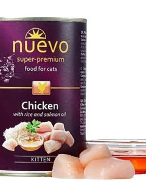 Nuevo Cat konzerva - kuře pro koťátka Favoriet