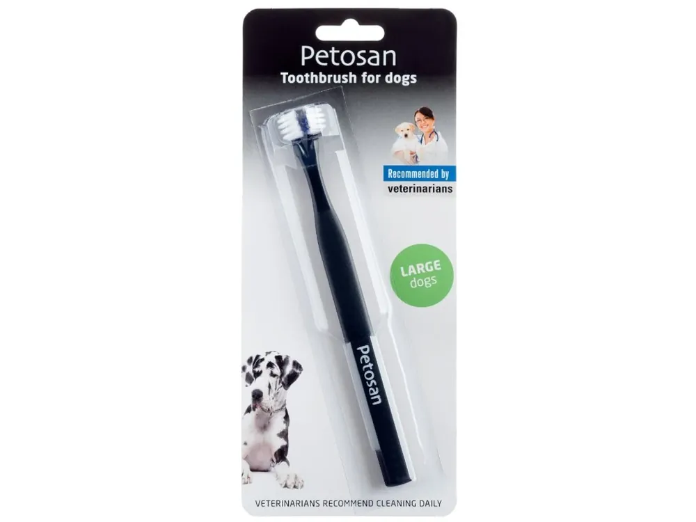 Zubní kartáček - dvouhlavý, Petosan Lage Kosten