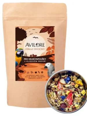 Aanbieding Avilore Odkaz divočiny pro velké papoušky - 850 g