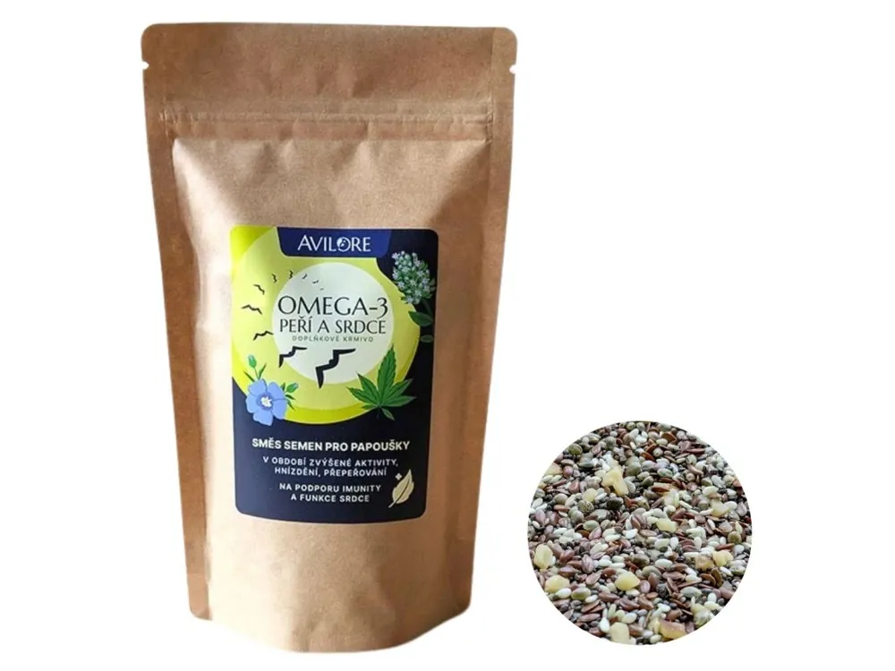 Weekendaanbieding Avilore Omega 3 - peří a srdce, 250 g