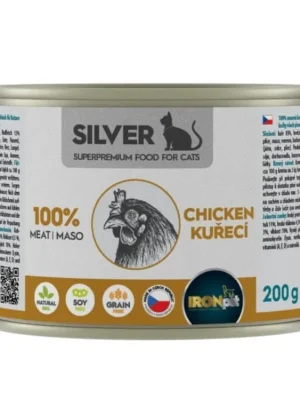 IRONpet Silver Cat konzerva 400 g - kuřecí Nieuw