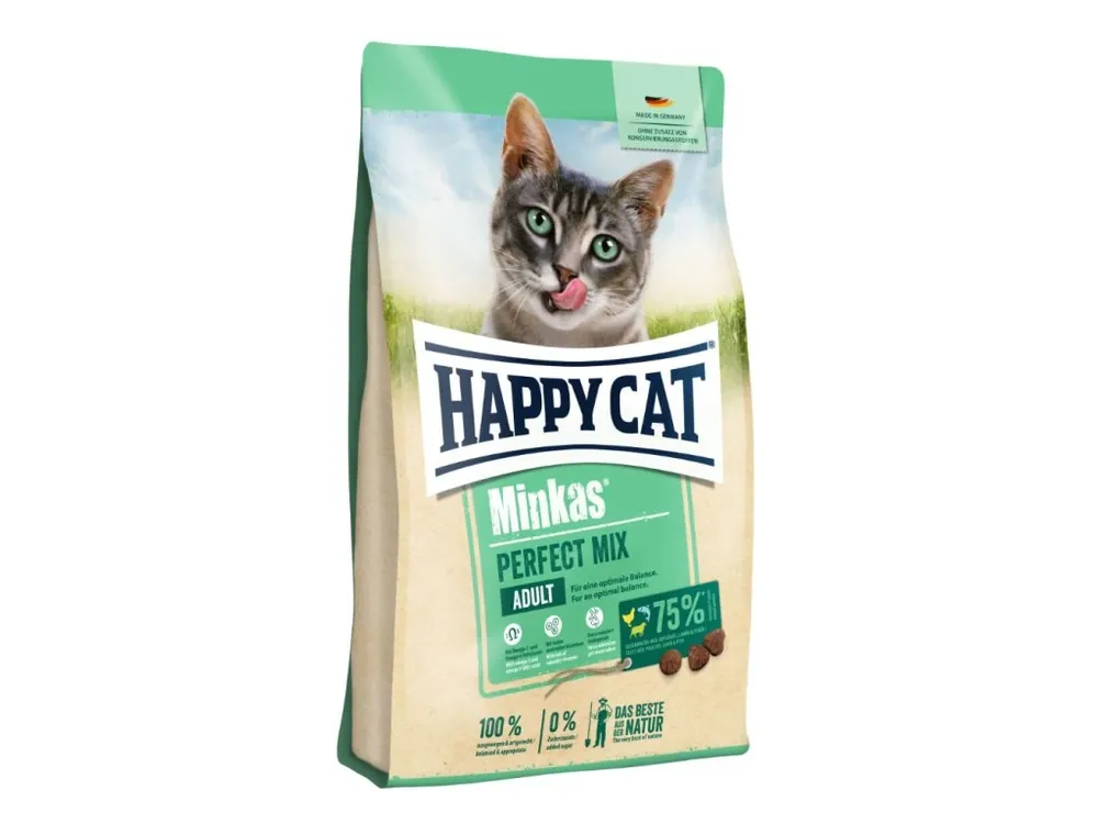 Happy Cat Minkas Perfect Mix Geflügel, Fisch & Lamm 4 kg Voordeelprijs
