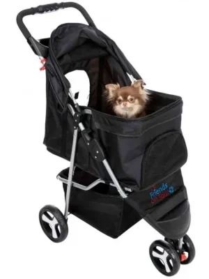 Weekendaanbieding Kočárek pro psy a kočky Trixie černý