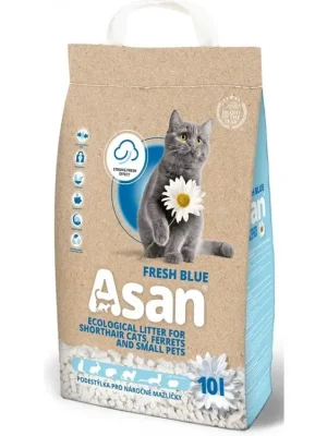 Asan Cat Fresh Blue eko-stelivo pro kočky a fretky 10l (2kg) Koopje