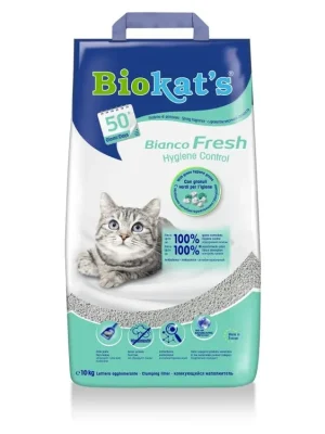 Biokats Bianco Fresh Control kočkolit 10kg Beperkt Aanbod