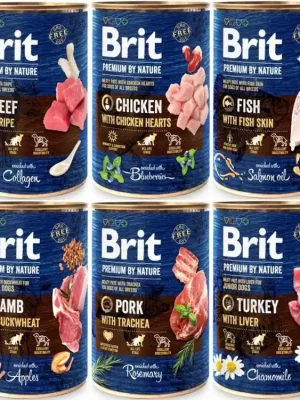 .Konzerva Brit Premium by Nature MIX 6x400g Beperkt Aanbod