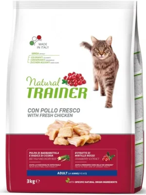 TRAINER Natural Cat Adult Kuřeci 1,5kg Tijdelijk Beschikbaar