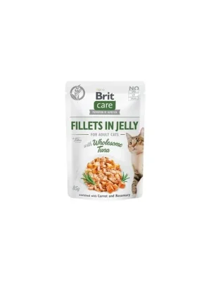 Hoge Kwaliteit Brit Care Cat Fillets in Jelly with Wholesome Tuna 85g