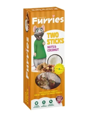 Furries Stick Orech + kokos 120g Nieuw
