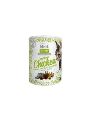 Veilige Betaling Brit Care Cat Snack Superfruits Chicken 100g