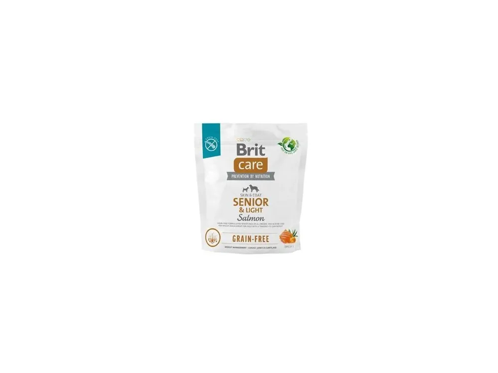 Brit Care Dog Grain-free Senior&Light 1kg Beste Prijs