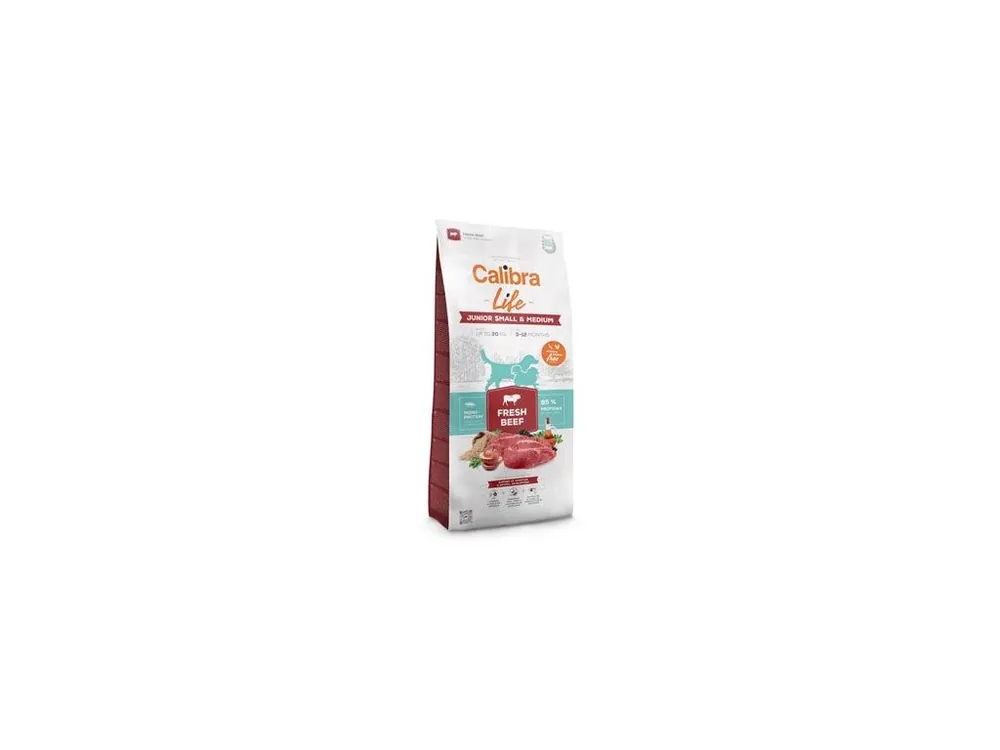Calibra Dog Life Junior Small&Medium Fresh Beef 12kg Goedkoop