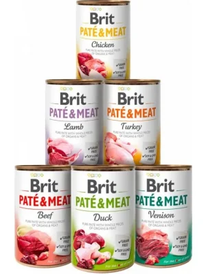 Lage Prijs .Brit Dog konz Paté & Meat Mix pack 6 x 400 g