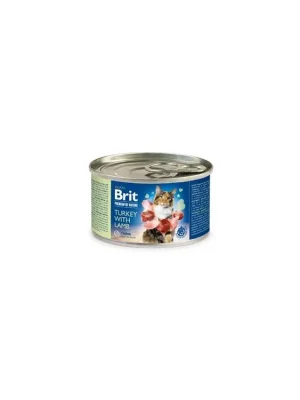 Flitsaanbieding Brit Premium Cat by Nature konz Turkey&Lamb 200g