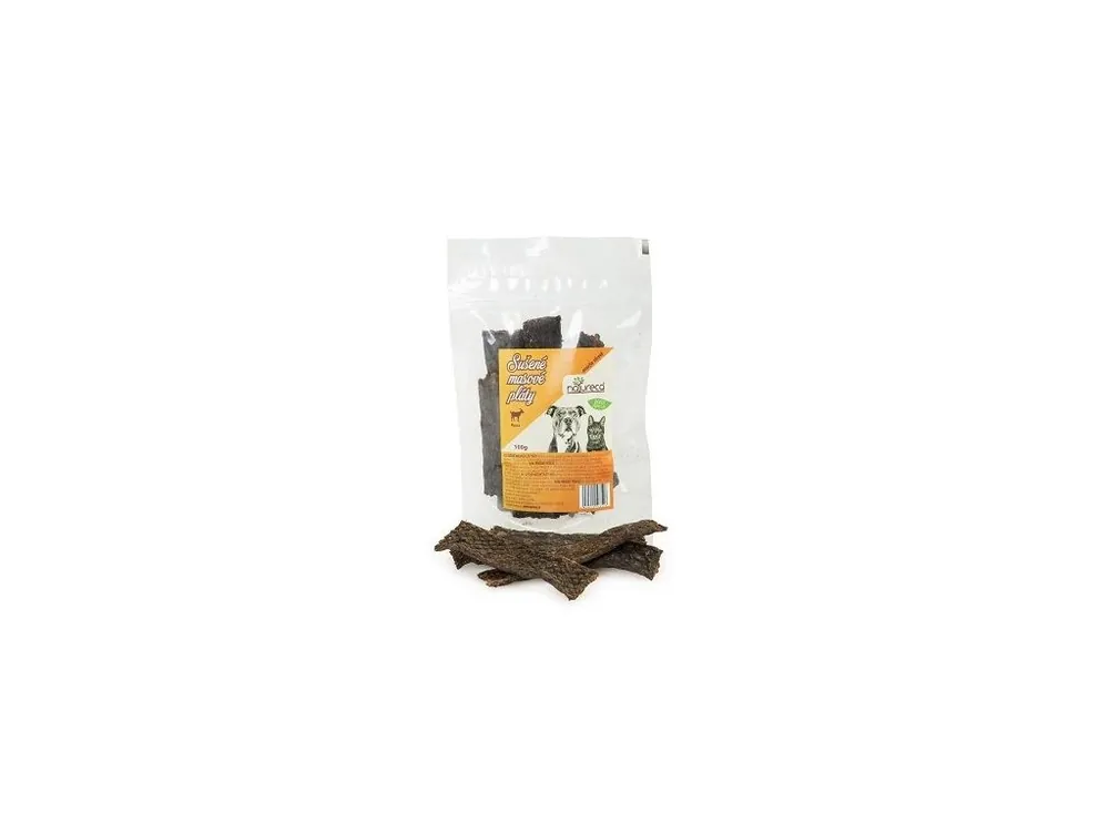 NATURECA pochoutka Masové pláty Koza 100g Bestel Nu