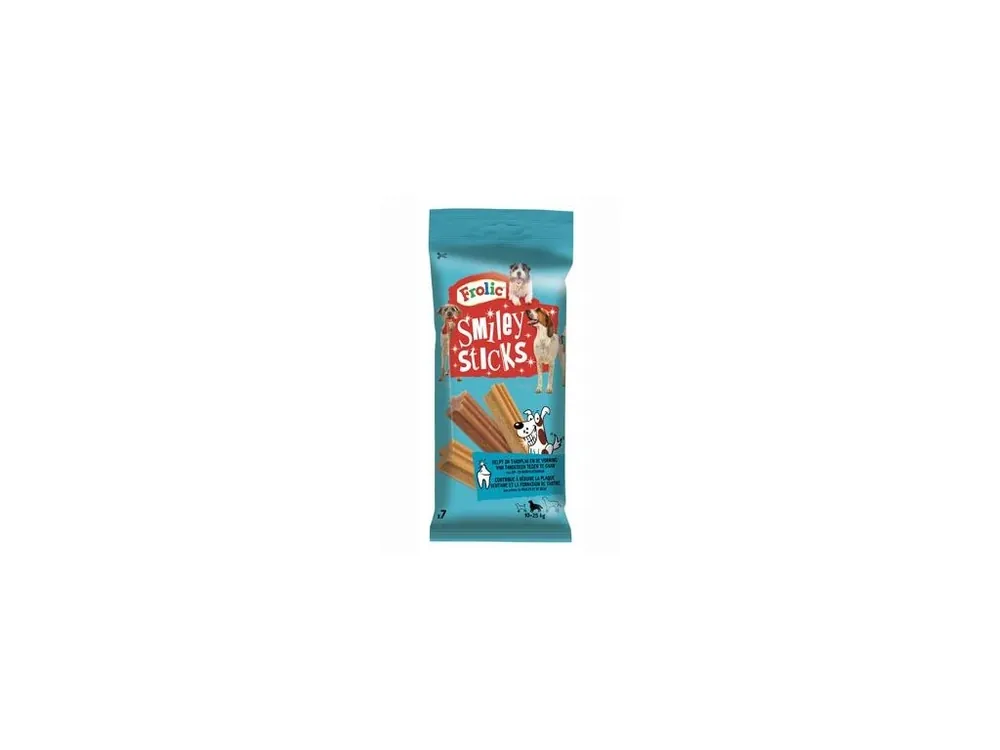 Frolic pochoutka Smiley Sticks 175g Aanbieding