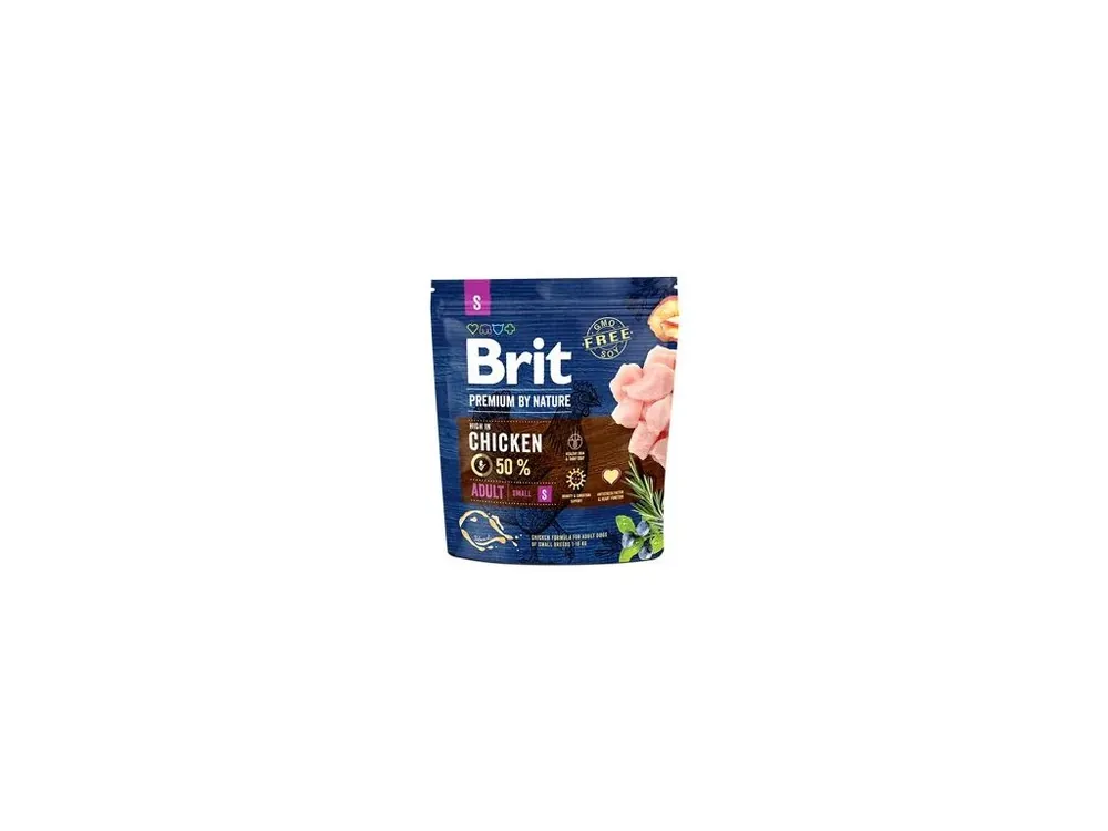 Brit Premium Dog by Nature Adult S 1kg Bestel Nu