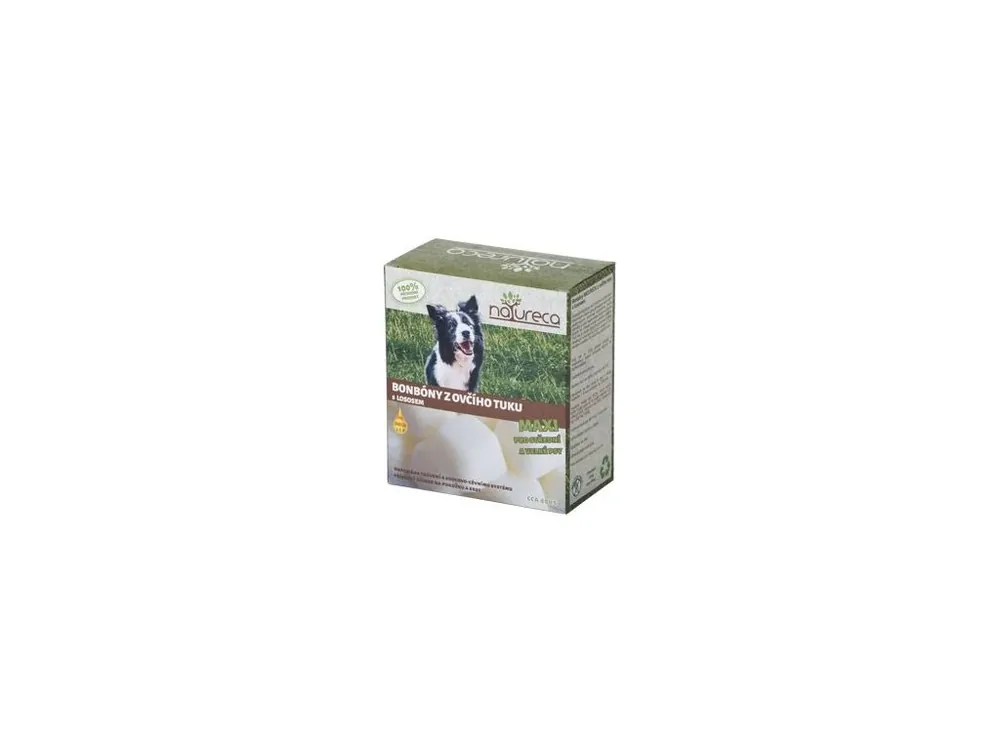 NATURECA Bonbóny z ovčího tuku s lososem Maxi 250g Dagaanbieding