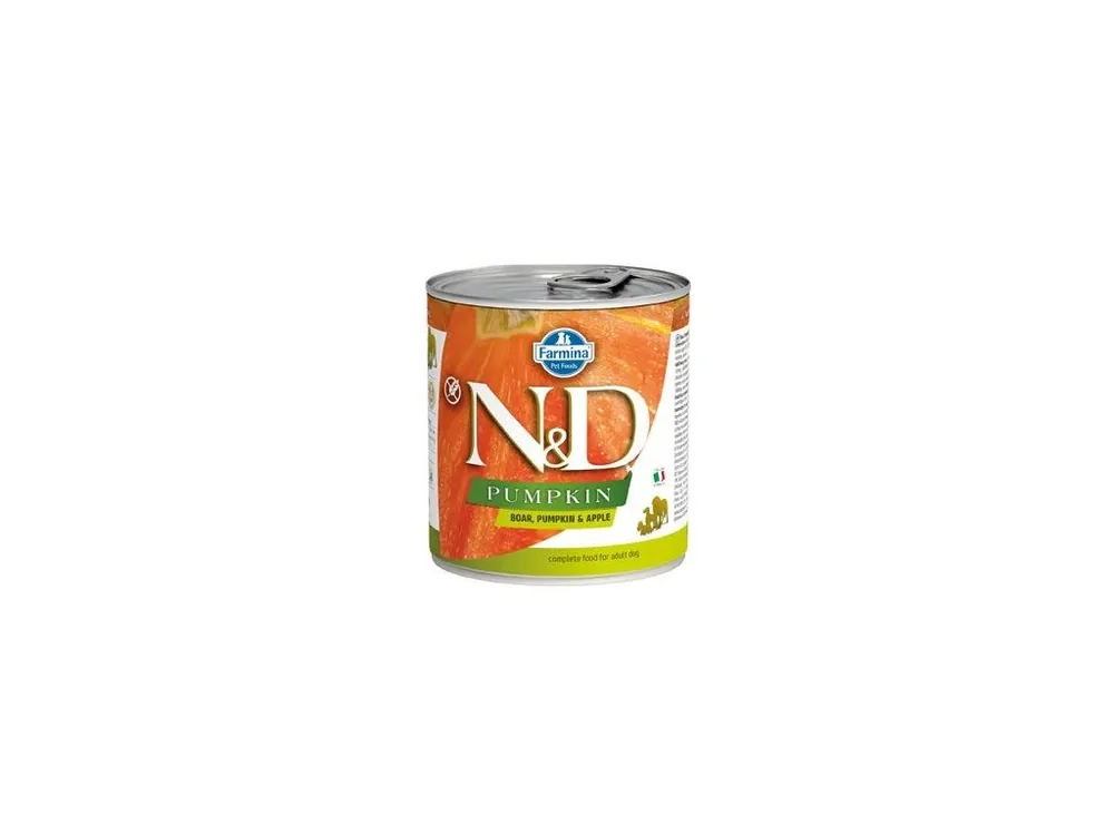 Express Levering N&D DOG PUMPKIN Adult Boar & Apple 285g