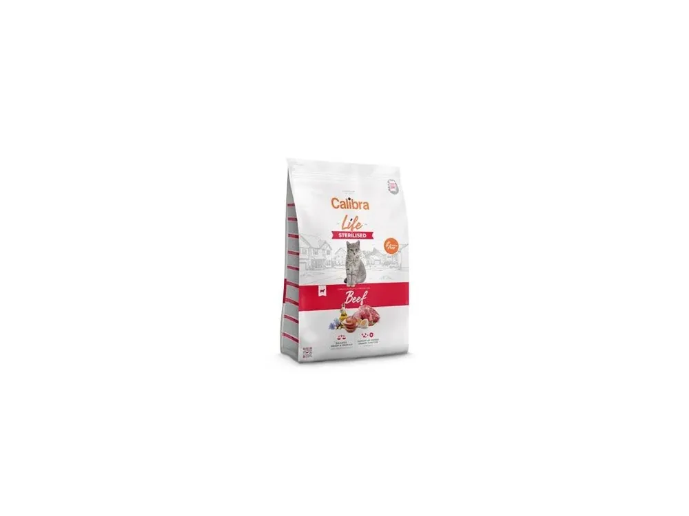 Calibra Cat Life Sterilised Beef 1,5kg Lage Prijs
