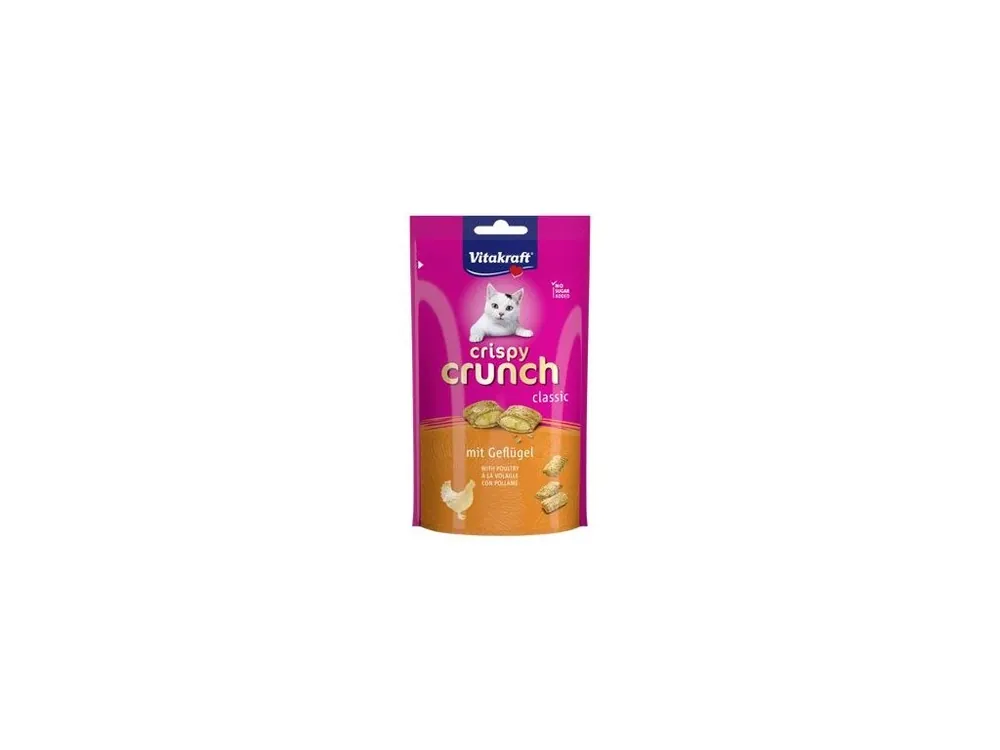 Vitakraft Cat pochoutka Crispy Crunch drůbeží 60g Seizoensaanbieding