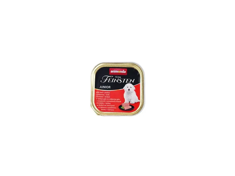 Alleen Vandaag Animonda paštika pes Junior hovězí a drůbeží 150g