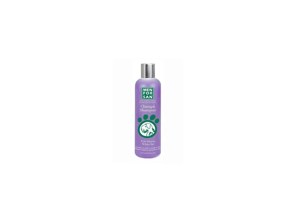 Snelle Levering Menforsan Šampon pro zesvětlení bílé srsti pes 300ml