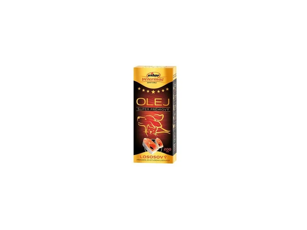 Populair VITAR Veterinae Lososový olej 200ml