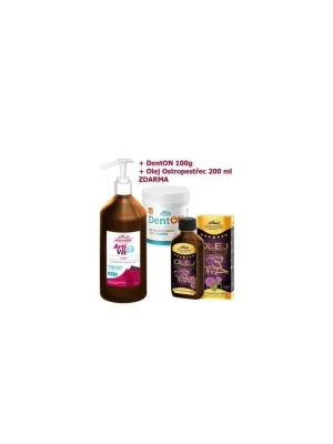 Seizoensaanbieding VITAR ArtiVit Sirup 1000ml+DentON100g+ostrop.olej200ml