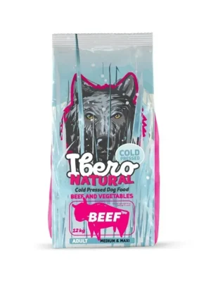 Shop Nu Ibero COLD PRESSED dog adult M/L BEEF 12 kg