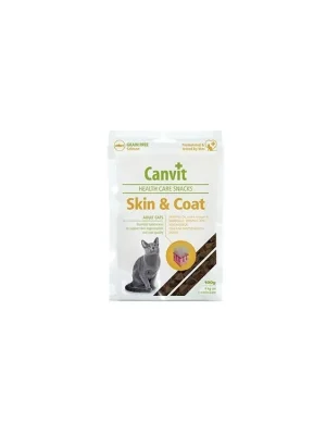 Actieprijs Canvit Snacks CAT Skin & Coat 100g