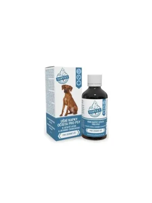 Hete Deal Ušní lihové kapky očista pro psy TOPVET 50ml
