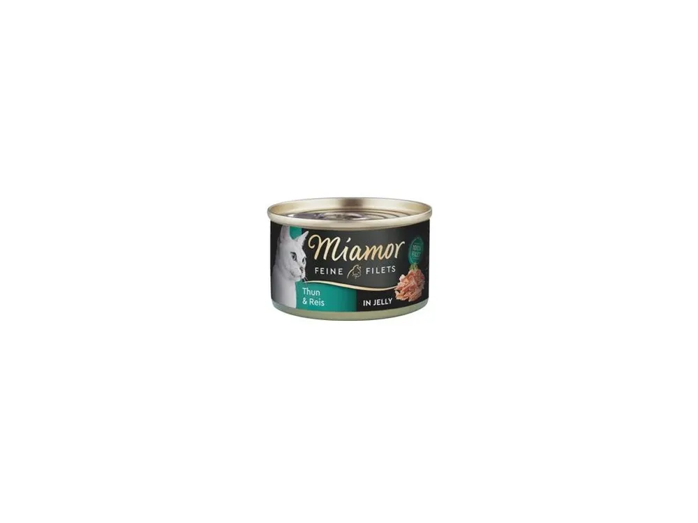 Veilige Betaling Miamor Cat Filet konzerva tuňák+rýže v želé 100g