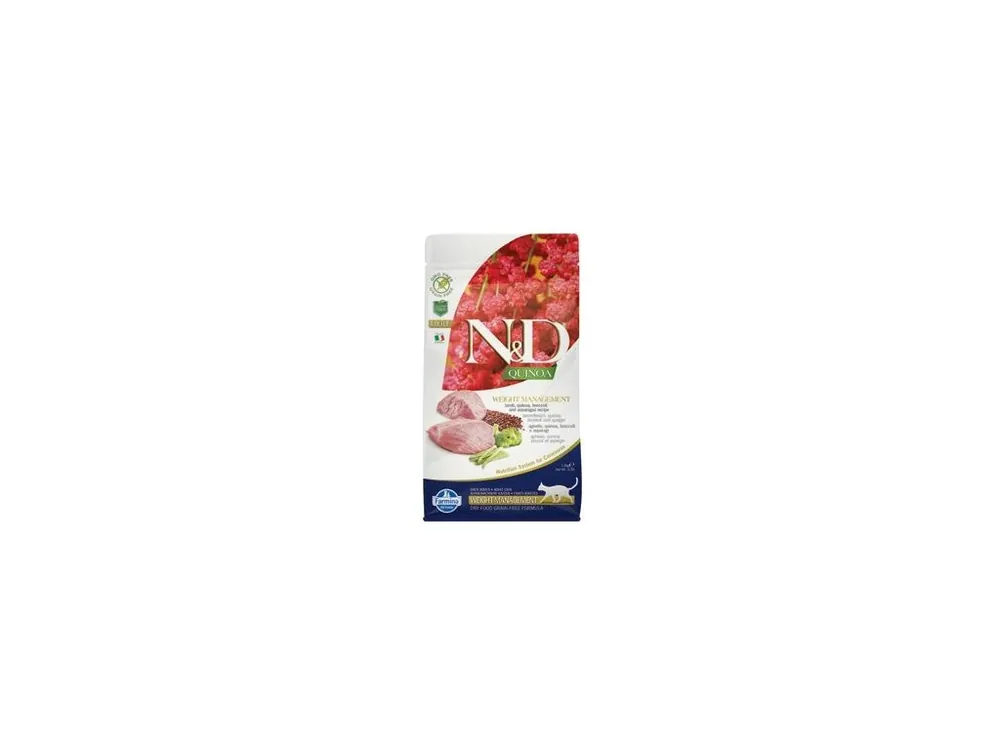 Hoge Kwaliteit N&D Quinoa CAT Weight Management Lamb & Broccoli 1,5kg