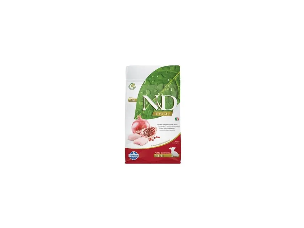 Bestel Nu N&D PRIME DOG Puppy Mini Chicken & Pomegranate 800g