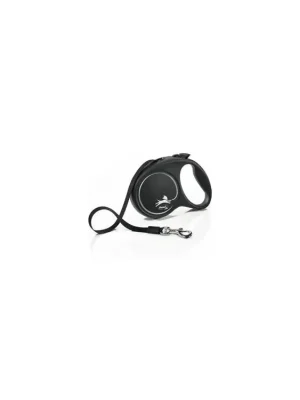 Meest Verkocht Vodítko FLEXI Black Design L pásek 5m/50kg stříbrná