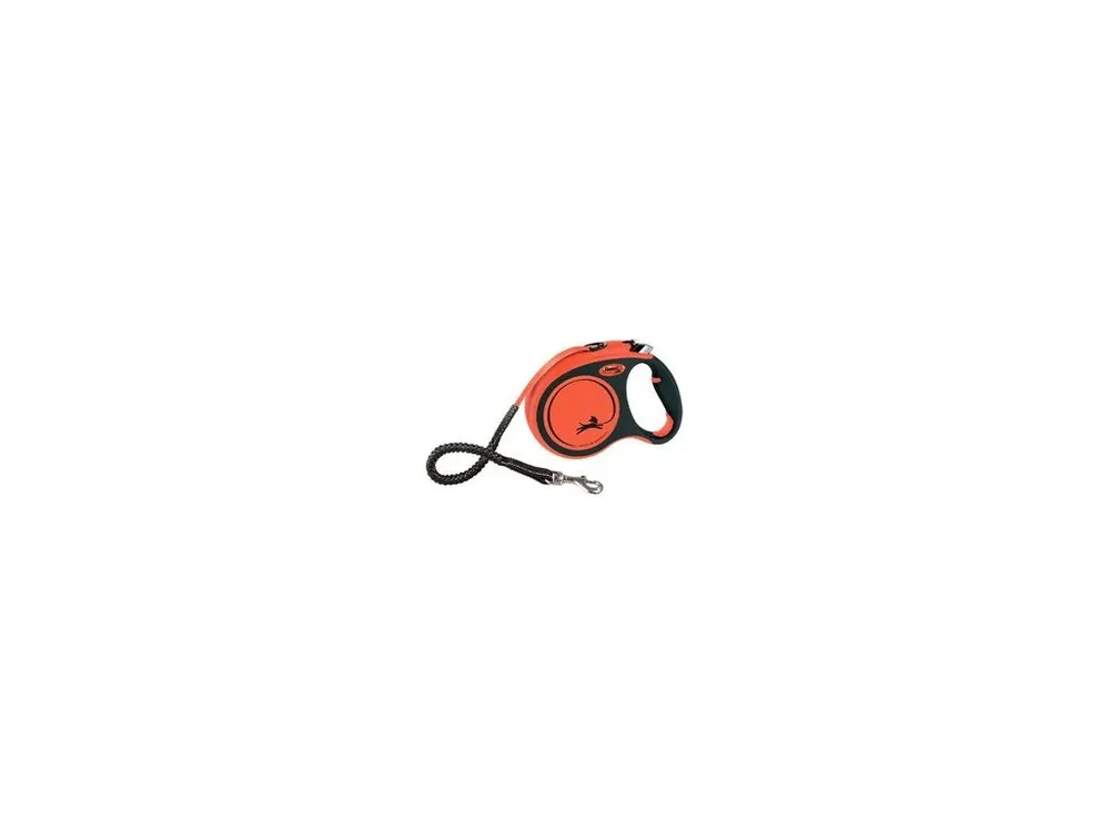 Korting Vodítko FLEXI Xtreme L pásek 5m/65kg oranžová