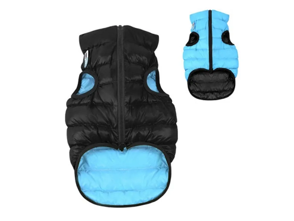 AiryVest bunda pro psy černá/modrá XS 30 Op = Op